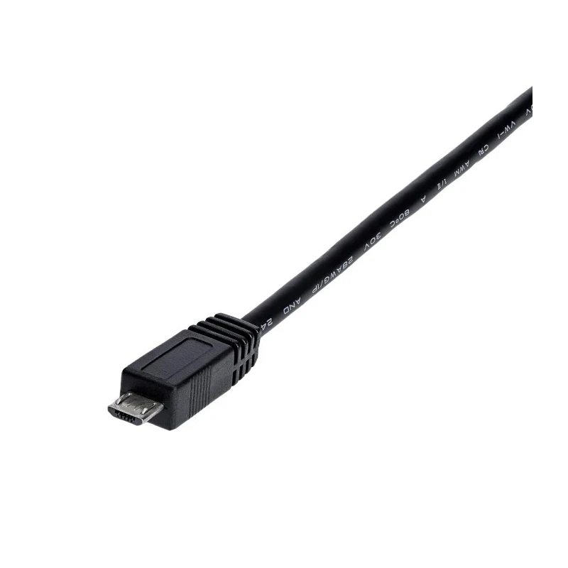 StarTech.com USB 2.0, Male USB Type A to Male Micro USB Type B Black Cable 0.9 m USB2HAUBY3