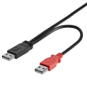 StarTech.com USB 2.0, Male USB Type A to Male Micro USB Type B Black Cable 0.9 m USB2HAUBY3