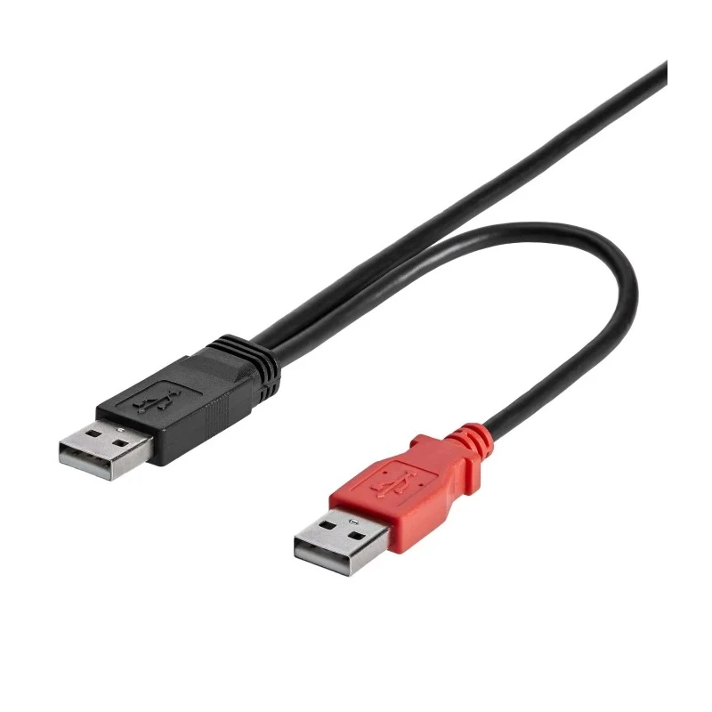StarTech.com USB 2.0, Male USB Type A to Male Micro USB Type B Black Cable 0.9 m USB2HAUBY3