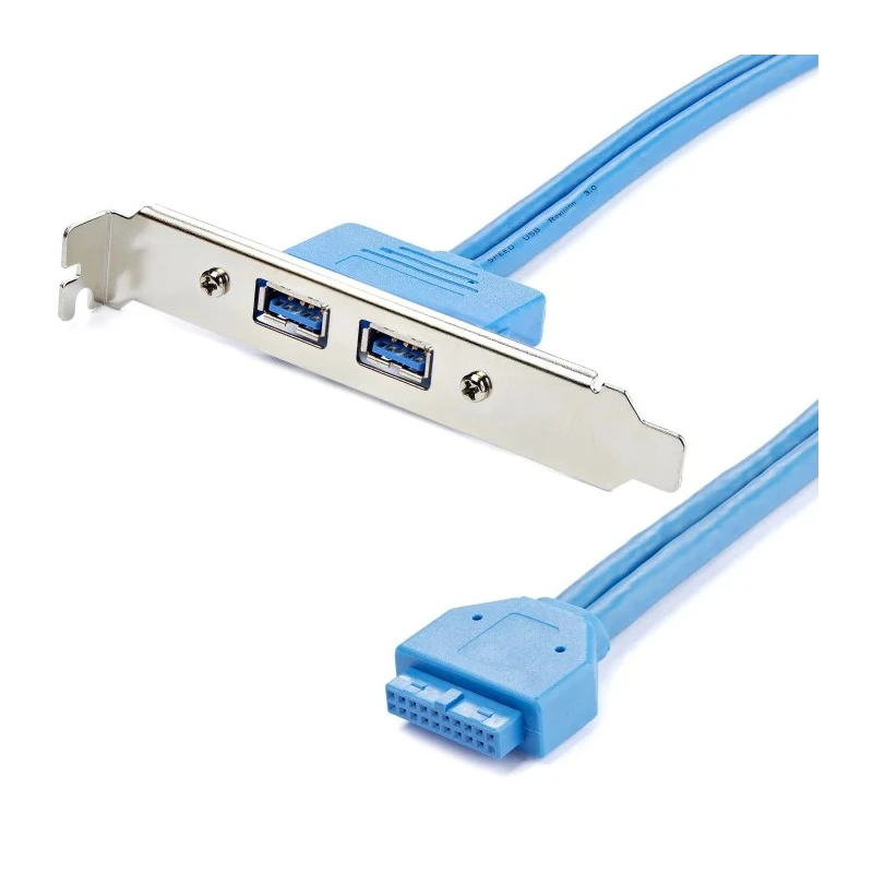StarTech.com USB 3.0 Female USB Type A (Mountable) to Female IDC Cable 500mm USB3SPLATE