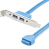 StarTech.com USB 3.0 Female USB Type A (Mountable) to Female IDC Cable 500mm USB3SPLATE