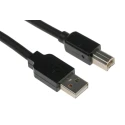 StarTech.com USB 2.0 Male USB Type A to Male USB B Cable Black 15m USB2HAB50AC