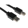 StarTech.com USB 2.0 Male USB Type A to Male USB B Cable Black 15m USB2HAB50AC
