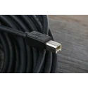 StarTech.com USB 2.0 Male USB Type A to Male USB B Cable Black 15m USB2HAB50AC