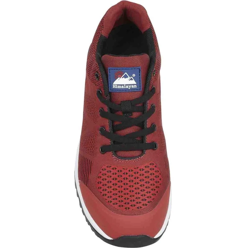 Himalayan Red Non-Metallic Safety Trainer Lace Up Unisex Size UK 12 EU 47 HRO Composite Midsole EN ISO 20345 2011 4313RD120