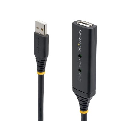 StarTech.com USB 2.0 Female USB 2.0 Type A to Female USB 2.0 Type A USB Extension Cable Black 35m USB2AAEXT35M