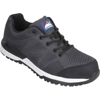 Himalayan Unisex Black Non-Metallic Safety Trainer Lace Up, Heat Resistant Composite Midsole, EN ISO 20345 2011 4314BK080