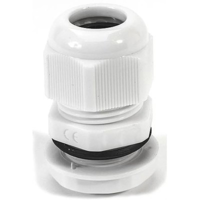 HellermannTyton Grey Polyamide 66 Cable Gland M63 Thread, 34 mm Min. Cable Diameter, 44 mm Max. Cable Diameter NGM63-GRY