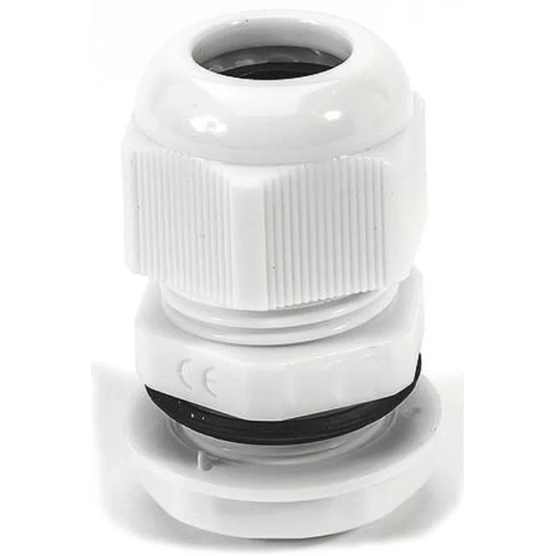 HellermannTyton Grey Polyamide 66 Cable Gland M63 Thread, 34 mm Min. Cable Diameter, 44 mm Max. Cable Diameter NGM63-GRY