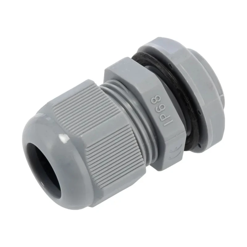 HellermannTyton NGM Series Grey Polyamide 66 Cable Gland M20 Thread 10-14 mm IP68 NGM20-DGY