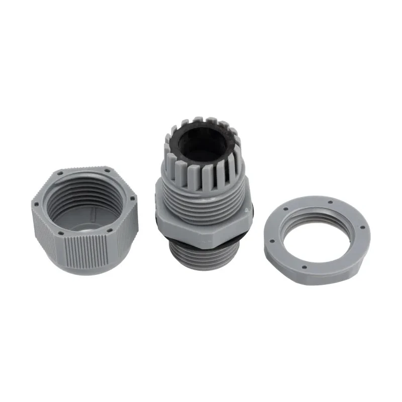 HellermannTyton NGM Series Grey Polyamide 66 Cable Gland M20 Thread 10-14 mm IP68 NGM20-DGY