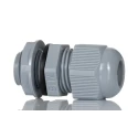 HellermannTyton Grey Polyamide 66 Cable Gland, M16 Thread, 5 mm to 10 mm Cable Diameter, IP68 Ingress Protection NGM16-DGY