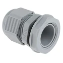 RS PRO Grey Polyamide 66 Cable Gland, M20 Thread, 6 mm Minimum to 12 mm Maximum Cable Diameter, IP68 Rated NGM20S-DGY