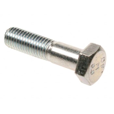 RS PRO Bright Zinc Plated Steel Hex Bolt M24 x 100 mm Grade 8.8, DIN 931 193-3371