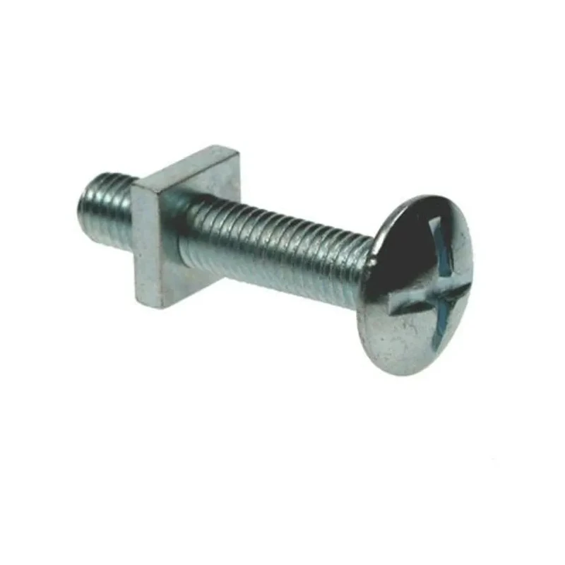 RS PRO Bright Zinc Steel Roofing Bolt M10 x 30 mm Grade 4.8 Phillips Drive 193-3387