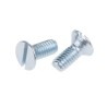 RS PRO Slot Countersunk Steel Machine Screw M10 25 mm DIN 963 Passivated Zinc Plated 193-3395