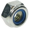 RS PRO Bright Zinc Steel Nylon Insert Locknut M30 Metric Thread DIN 985 46mm Width 30mm Height 193-3403