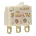 Johnson Electric Plunger Micro Switch Solder Terminal 5A 250V AC SPCO IP40 F4T7GPUL
