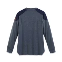 Parade Blue Polyester Long Sleeve T-Shirt 2XL 17OVERNO1492TXXL