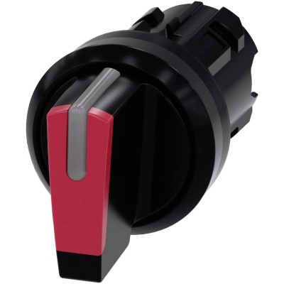Siemens SIRIUS ACT 3 Position Illuminated Selector Switch Head, 22 mm Cutout, IP67 IP66 IP69K 3SU1002-2BM20-0AA0