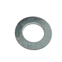 RS PRO Steel Bright Zinc Washers M24, BS 4320B, Steel, Bright Zinc Finish, Thickness 2.7mm 193-3449