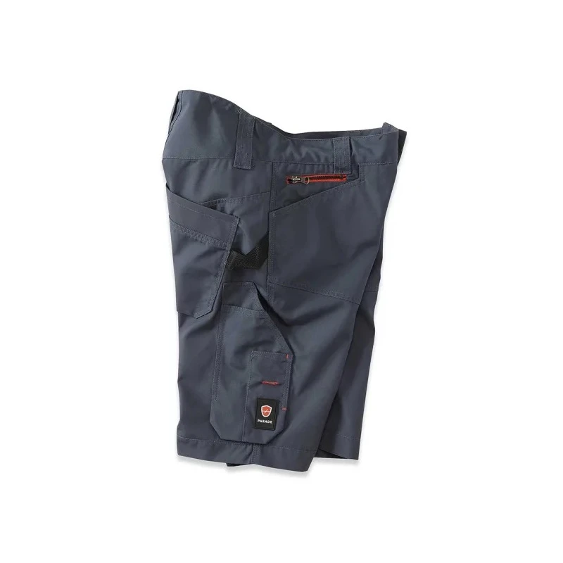 Parade Grey Work Shorts 65% Polyester, 35% Cotton, 40 in Waist 17BORA**1453T40