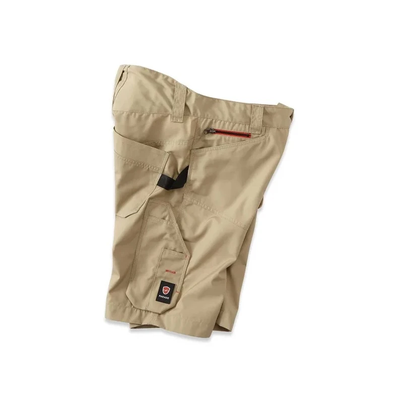 Parade Beige 35% Cotton, 65% Polyester Work Shorts, Waist 46 in 17BORA**1470T46