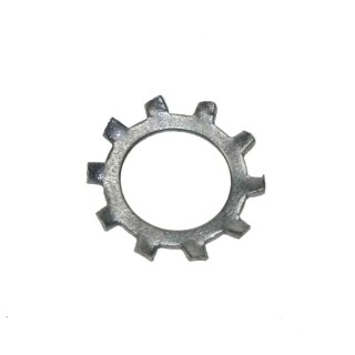 RS PRO Steel Bright Zinc External Tooth Washers M16 DIN 6797A 26mm Diameter 2.4mm Thickness 193-3452