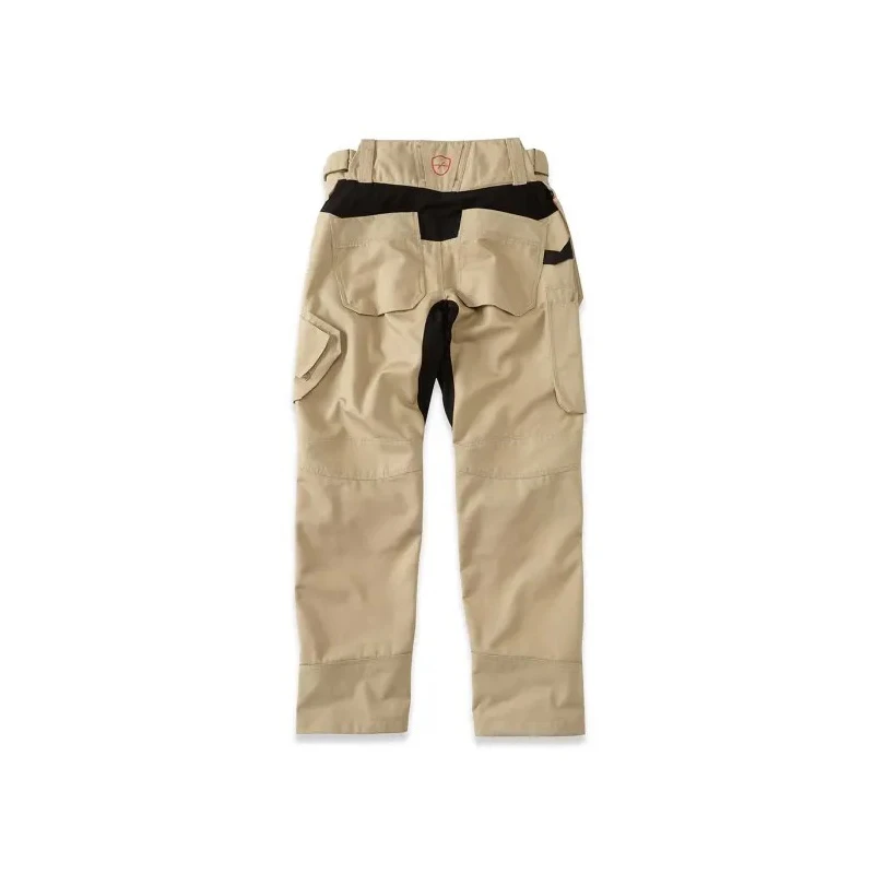 Parade Unisex Work Trouser Beige Polyester Abrasion Resistant with Knee Pad Pocket Waist 48 S to 3XL 17BRAKEL1470T48