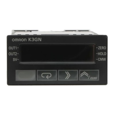 Omron 7 Segment LCD Digital Panel Multifunction Meter for Pulse, Current, Voltage 22.2 mm x 45 mm K3GN
