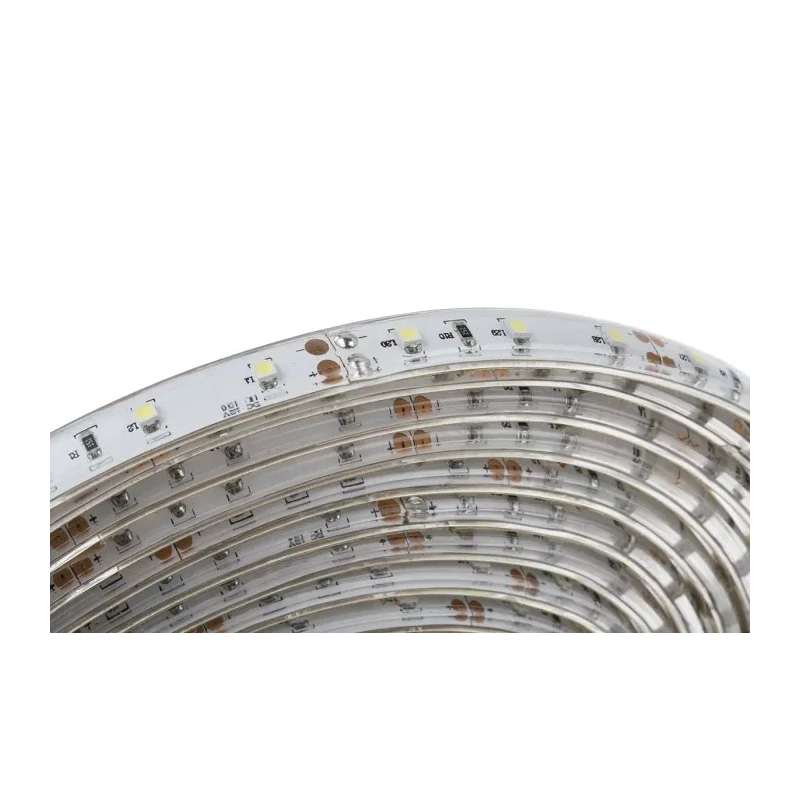 RS PRO 12V Green LED Strip, 4000K Colour Temperature, 5 m Length, 60 LEDs/m, 4.8W/m, IP65 Rated 883-7897