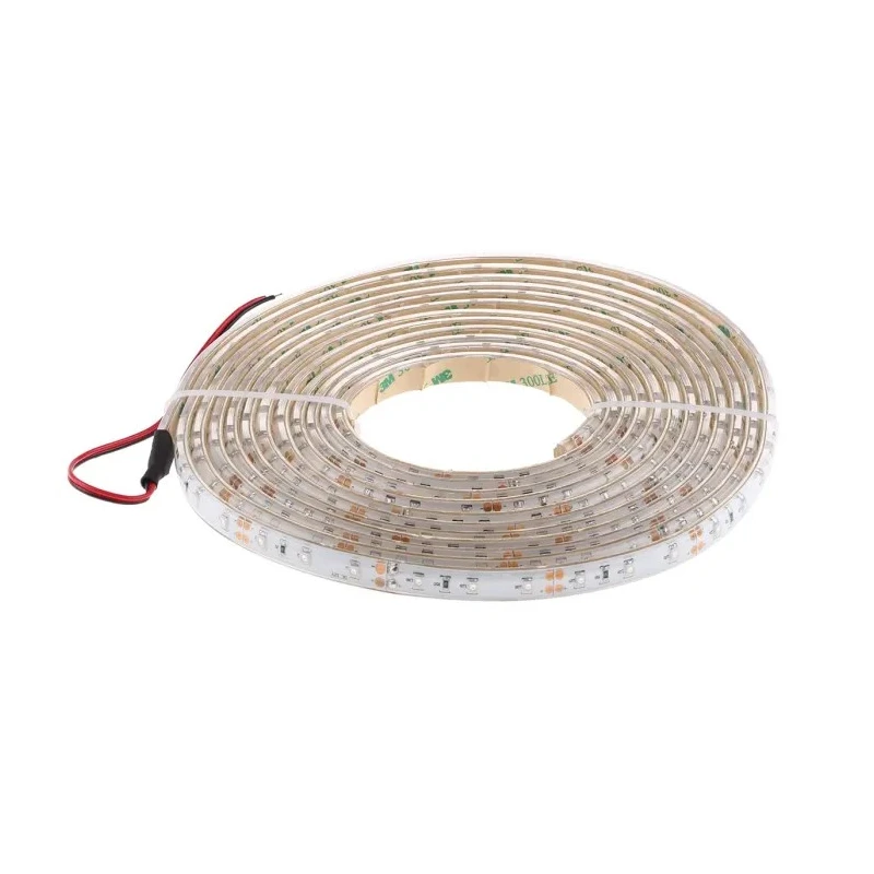 RS PRO 12V Red LED Strip, 4000K Colour Temperature, 5 m Length, 60 LEDs/m, 4.8W per metre 883-7901
