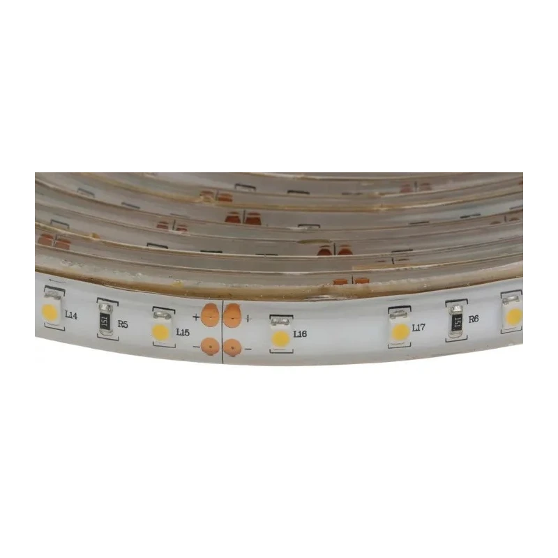 RS PRO 12V White Flexible LED Strip 5m Length, 3200K Colour Temperature, IP65 Rated 883-7904