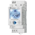 Finder Digital with NFC 12 DIN Rail Time Switch 230V AC SPDT 1 Channel 6 Year Battery Life 12.81.8.230.0000 NFC