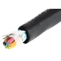 Alpha Wire Xtra-Guard 4 Performance Cable Control Cable, 6 Cores, 0.23mm² 24 AWG, Screened, 30 m, Black 45096 BK005