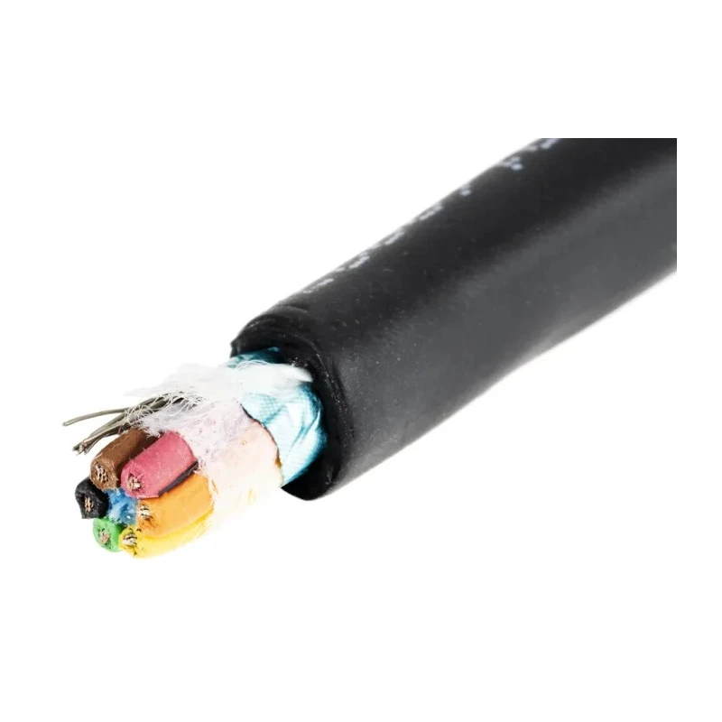 Alpha Wire Xtra-Guard 4 Performance Cable Control Cable, 6 Cores, 0.23mm² 24 AWG, Screened, 30 m, Black 45096 BK005