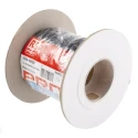 RS PRO Black 0.13 mm² Hook Up Wire, 26 AWG, 7 x 0.16 mm Strands, 100 m Length, PVC Insulated, Tinned Copper 884-0869