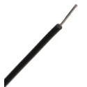 RS PRO Black 0.13 mm² Hook Up Wire, 26 AWG, 7 x 0.16 mm Strands, 100 m Length, PVC Insulated, Tinned Copper 884-0869