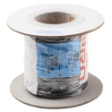 RS PRO Black 0.13 mm² Hook Up Wire, 26 AWG, 7 x 0.16 mm Strands, 100 m Length, PVC Insulated, Tinned Copper 884-0869