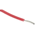 RS PRO Red 0.13 mm² Hook Up Wire 26 AWG 7/0.16 mm Core Strands 100 m Polyvinyl Chloride 884-0871
