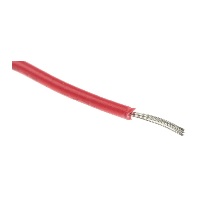 RS PRO Red 0.13 mm² Hook Up Wire 26 AWG 7/0.16 mm Core Strands 100 m Polyvinyl Chloride 884-0871