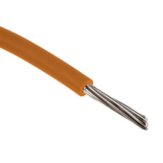 RS PRO Orange 0.13 mm² Hook Up Wire 26 AWG 7x0.16 mm Core Strands 100 m Polyvinyl Chloride 884-0890
