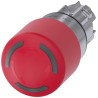 Siemens SIRIUS ACT 3SU10 Series Illuminated Metal Mushroom Emergency Stop Push Button Head Twist Release 3SU1051-1GB20-0AA0