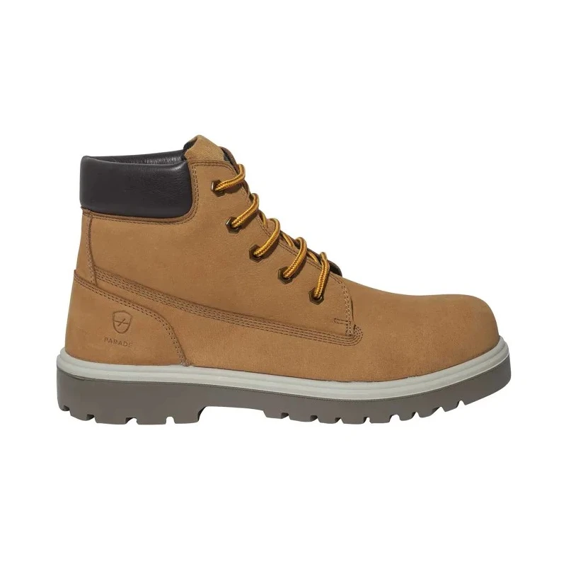 Parade Beige Black Composite Toe Capped Men's Ankle Safety Boots EU 43, SRC Slip Resistant, EN ISO 07WILLIS4829PT43