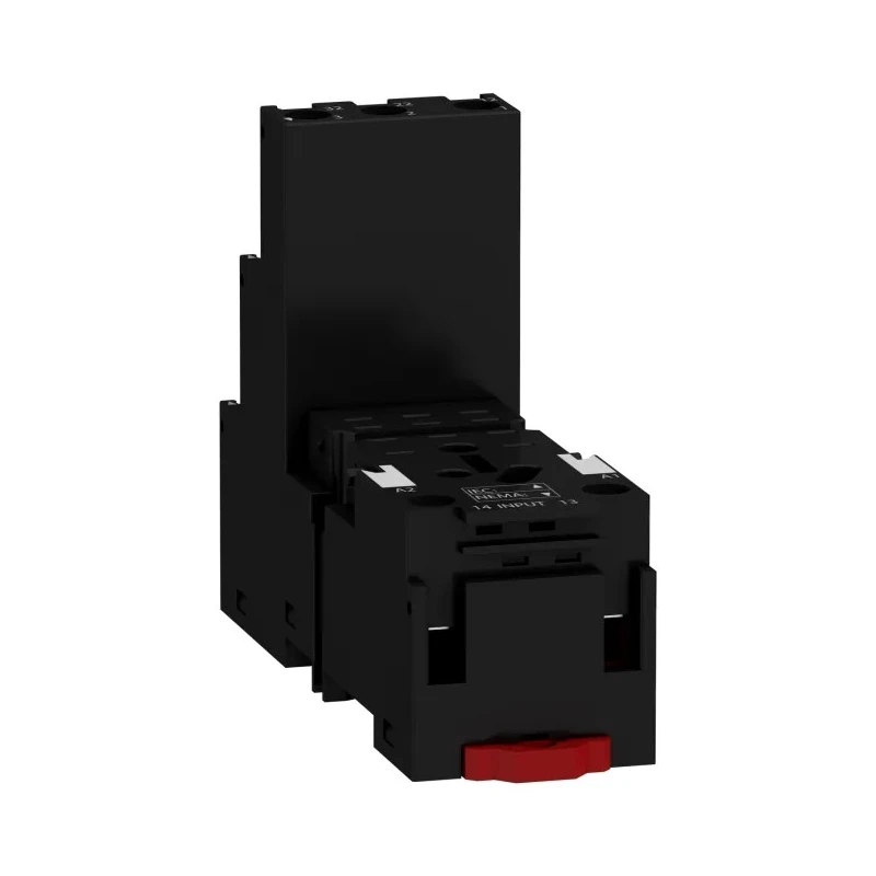 Schneider Electric Harmony Relay RXM 11 Way 250V 10A Screw Terminal DIN Rail Relay Socket RXZE2S111M