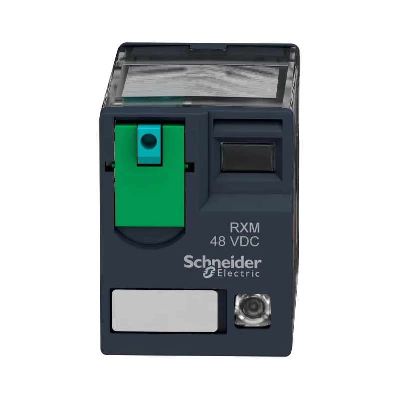 Schneider Electric Power Relay, 48V dc Coil, 12A Switching Current, DPDT RXM2AB2ED