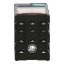 Schneider Electric Power Relay with 12V DC Coil, 10A Switching Current, 3PDT Contact Configuration RXM3AB1JD