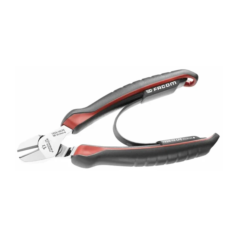 Facom Diagonal Cable Cutter 160mm Alloy Steel Jaw Bi-Material Handle 192A.16CPE