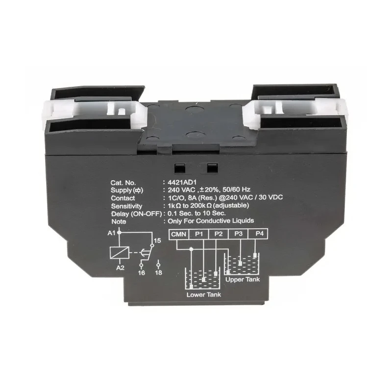 GIC 44 Series Level Controller DIN Rail Voltage Input 240V AC Rated Relay 4421AD1