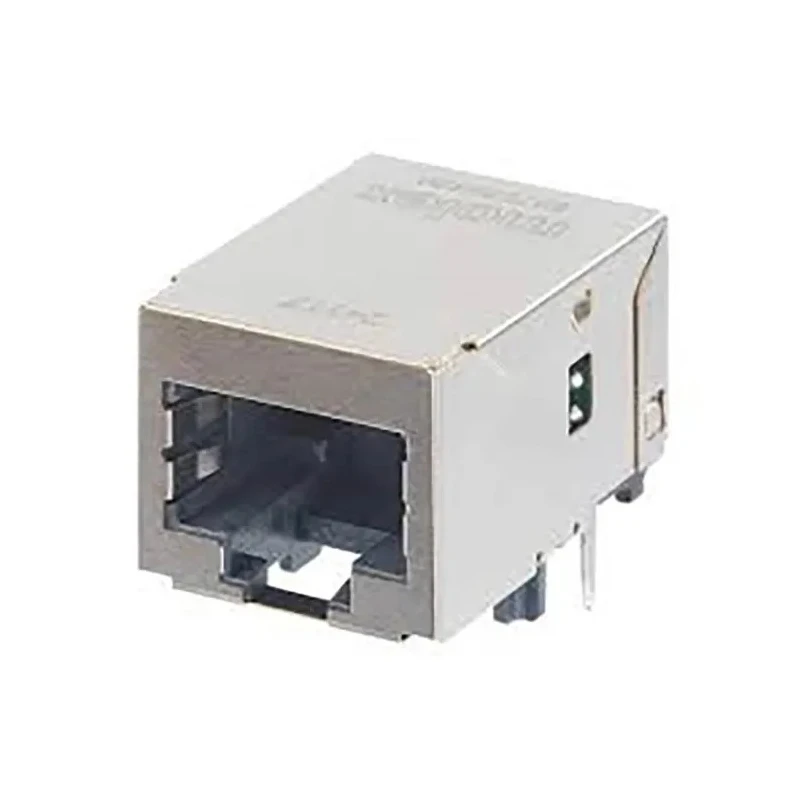 Molex 93753 Series RJ45 Connector Female Panel Mount Shielded Right Angle 2 Port 8 Way 